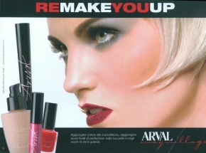 Arval campagna pubblicitaria make - up